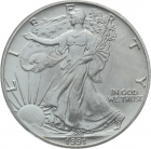 USA 1 Dollar 1991 Silver Eagle - 1 Unze Feinsilber